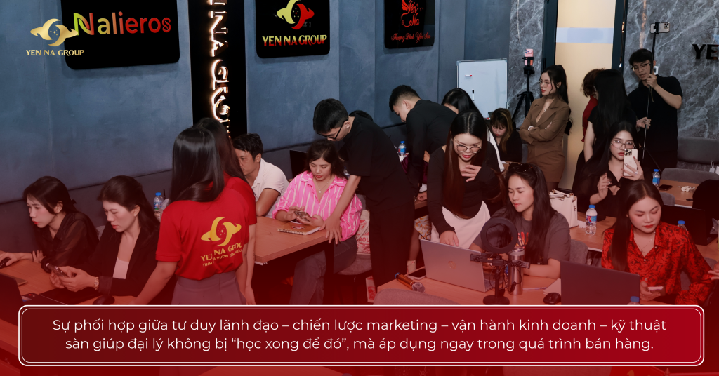 Yến Na Group triển khai khóa học “Trở thành doanh chủ sàn TMĐT” – Sau 1 tháng, nhiều đại lý bứt phá doanh số dưới sự dẫn dắt của Chủ tịch Nguyễn Thị Mỹ Lệ và đội ngũ công ty Đội ngũ hỗ trợ sát thực tế, thực hành tức thì